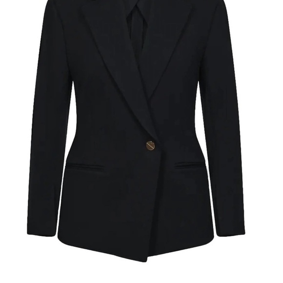 NWT Spanx - Perfect Asymmetric Classic
Tailored Blazer Sz M in black - Picture 2 of 8